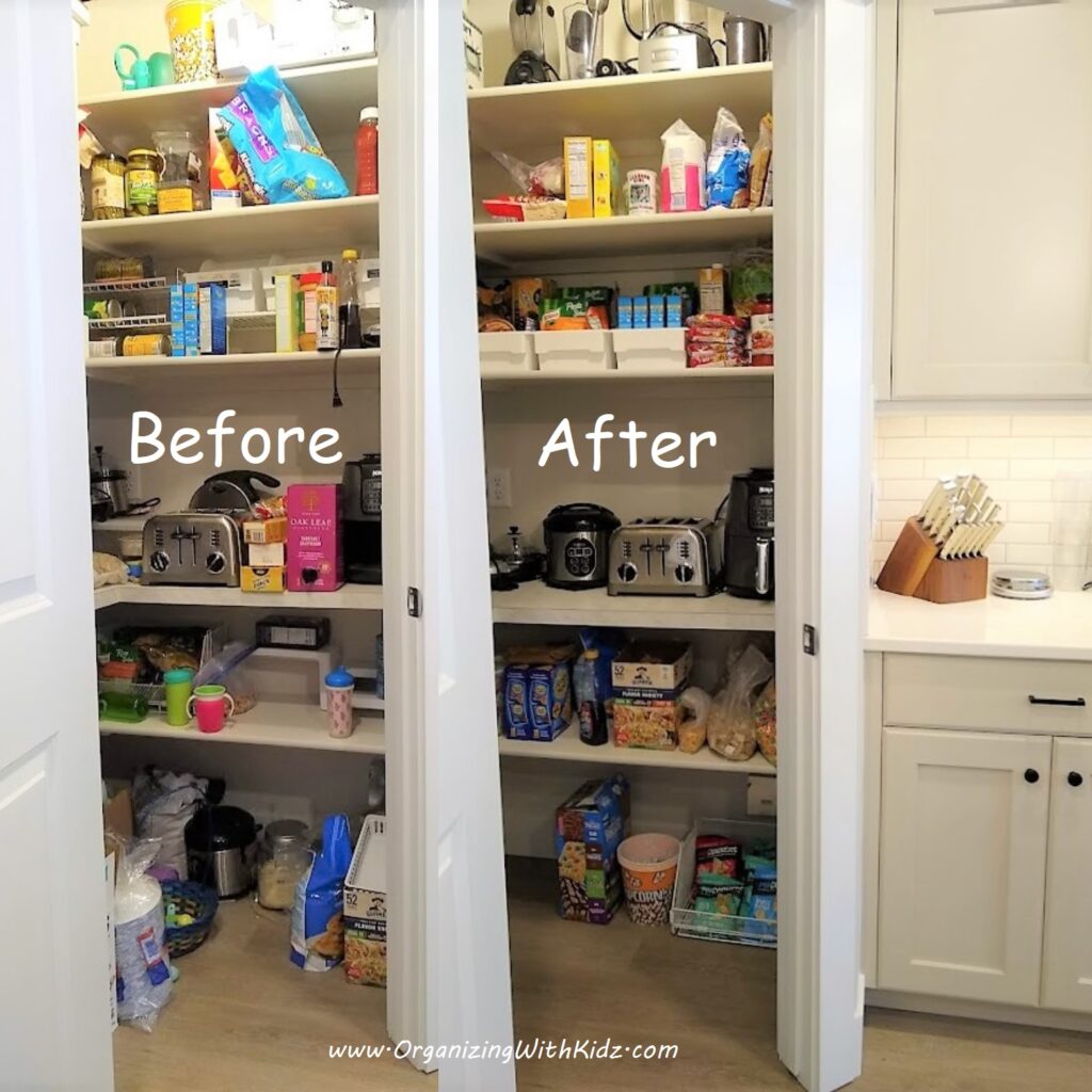 Before & After Pantry