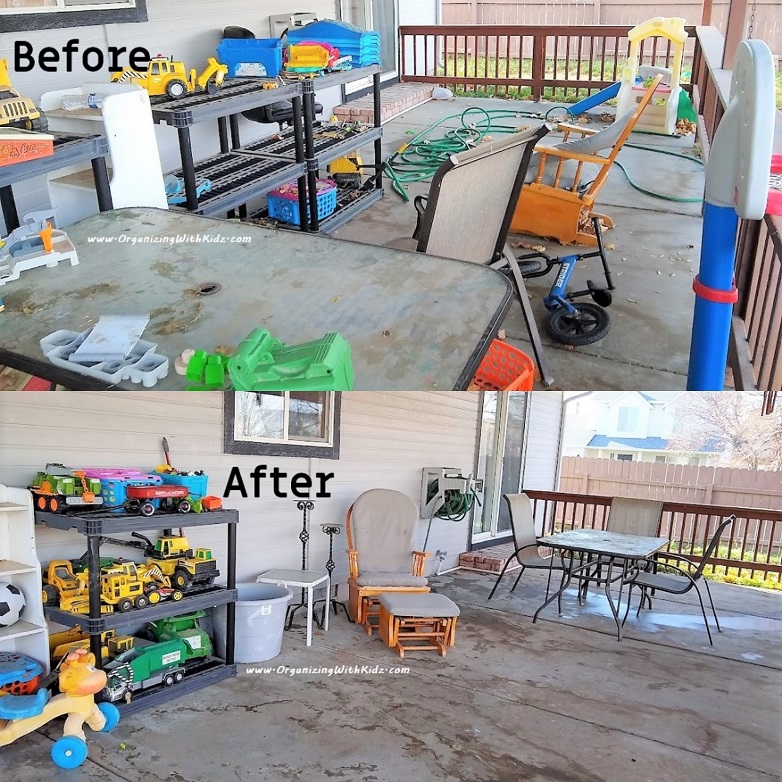  Outside Toy Shelves: Before & After 