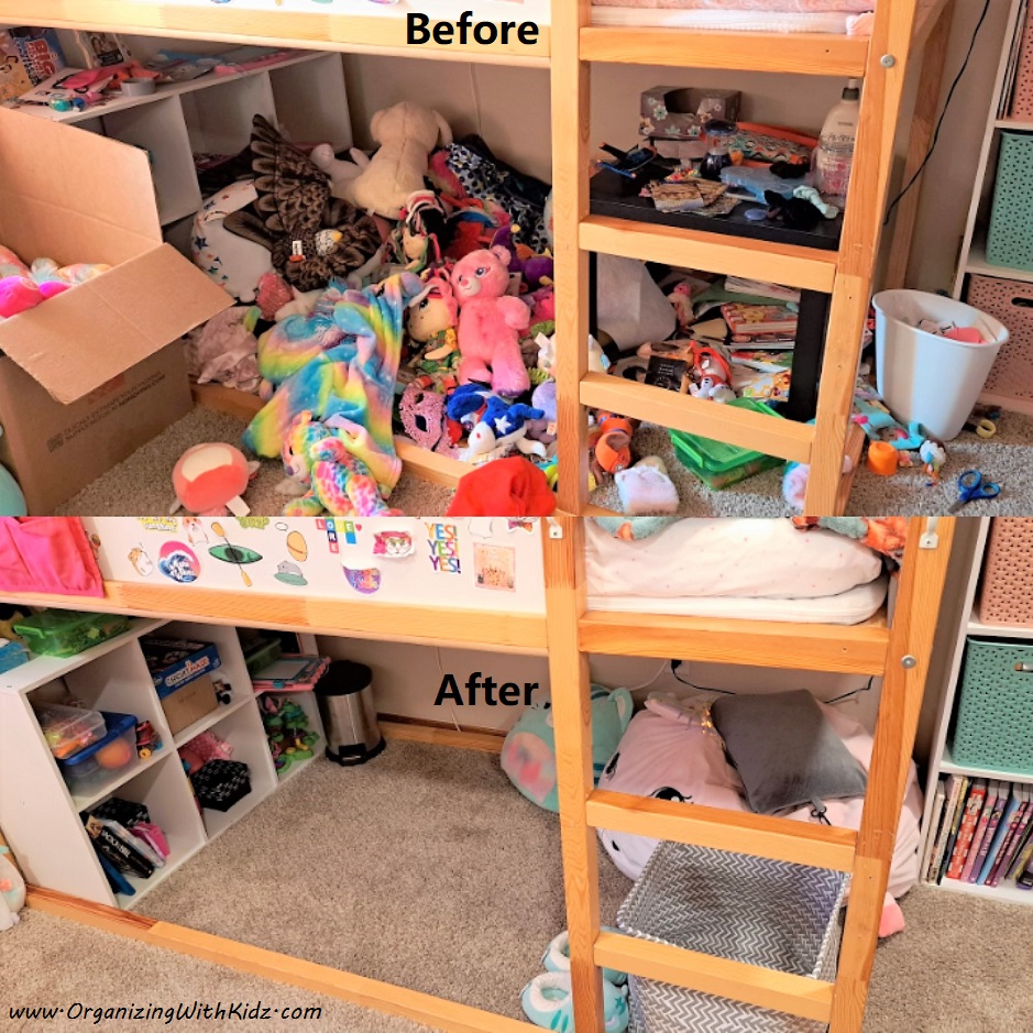 Before & After Girls Shared Room: right side